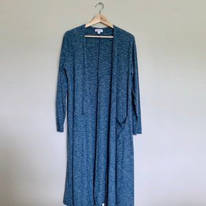 lularoe | heathered blue sarah duster